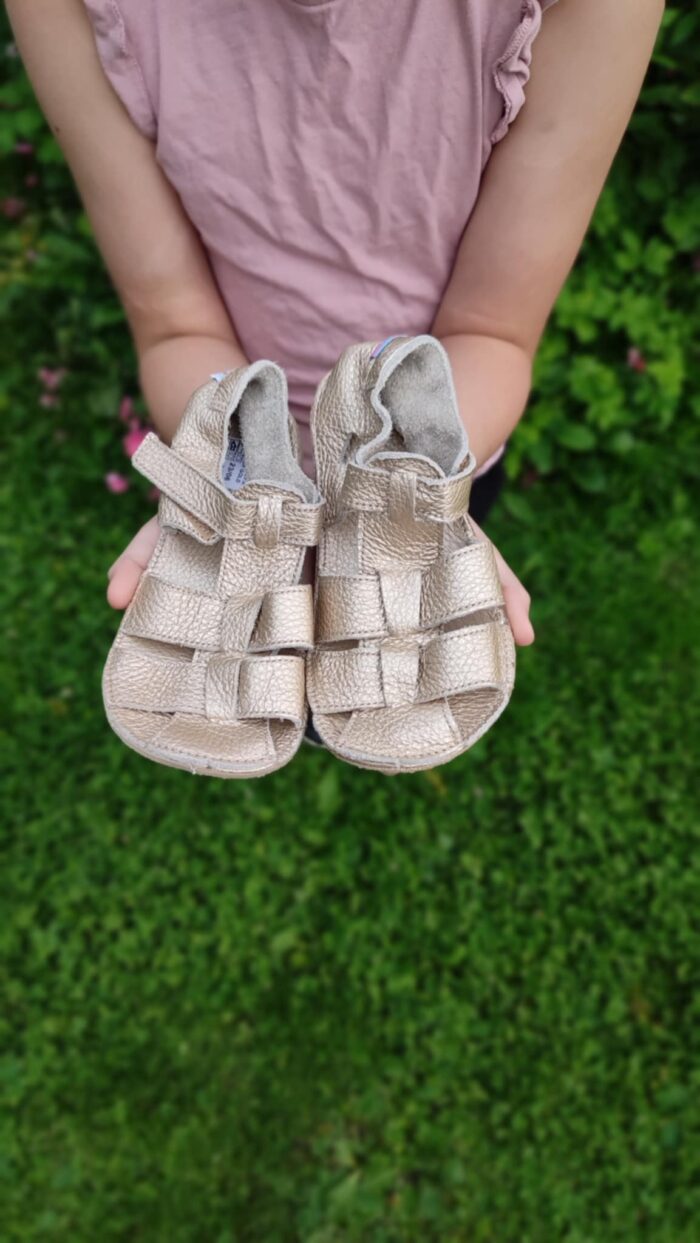 Baby Bare Shoes sandaalid Gold