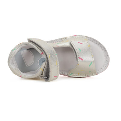 D.D.Step barefoot nahast sandaalid - Silver