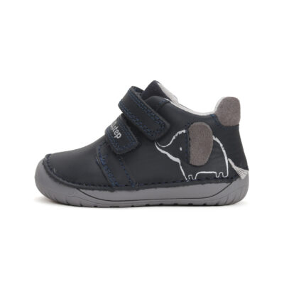 D.D.Step barefoot k/s saapad - Royal Blue Elephant