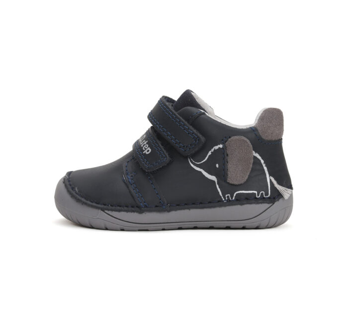 D.D.Step barefoot k/s saapad - Royal Blue Elephant