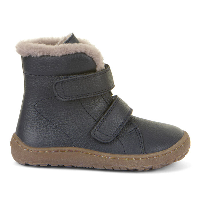 Froddo Barefoot Furry Boot - Dark Blue