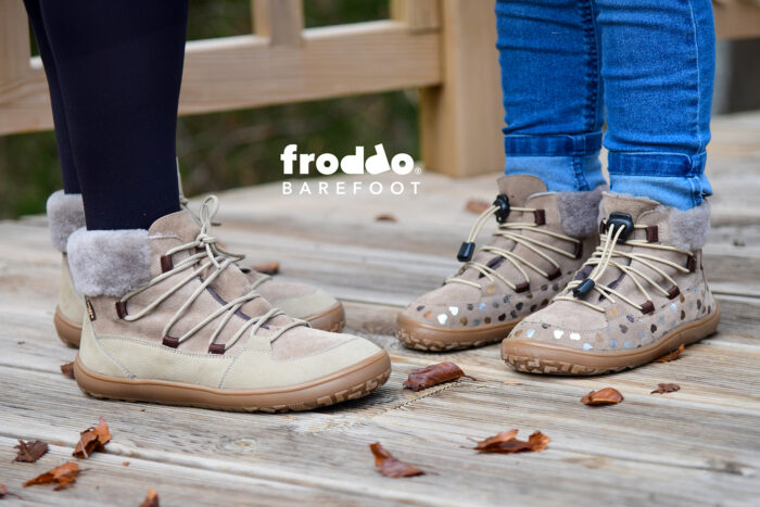 Froddo Barefoot UP Furry Wool Tex Taupe