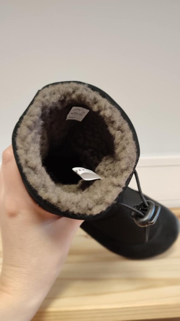 Froddo Barefoot UP Tex Snow Wool Black